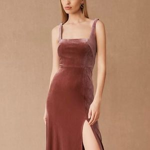 Anthropologie Jenny Yoo Velvet Dress Size 2